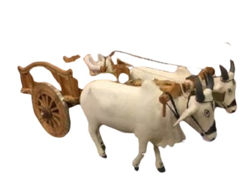 Handcrafted Wooden Beel Gaadi - Features: Light Weight