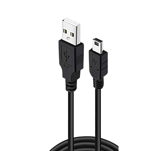 Fedus 2.0 A To Mini 5 Pin B Usb Charger Cable - Application: External Hdds/Camera/Card Readers (Black