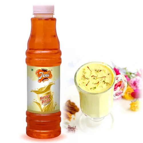 Kesar Pista Sharbat Syrup Flavoured 700 Ml - Color: Yellow