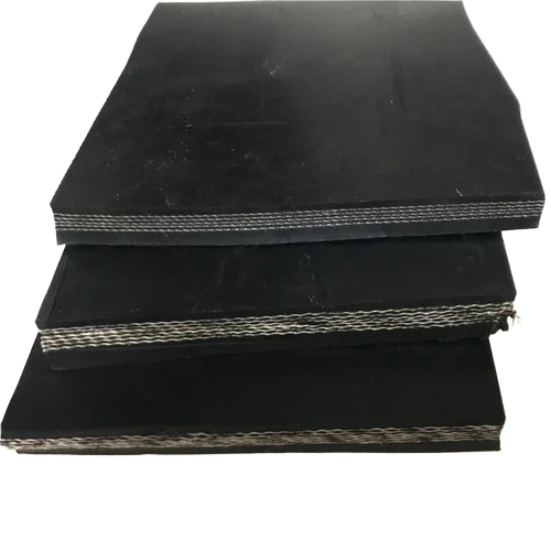 Rubber Conveyor Belt - Color: Black
