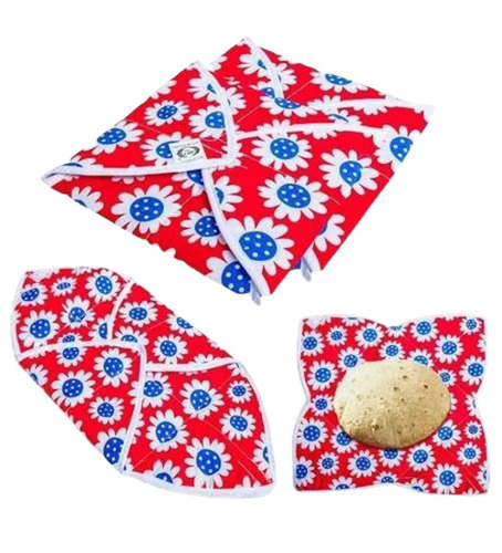 Printed Cotton Chapati Cover - Feature: Heat-Insulation