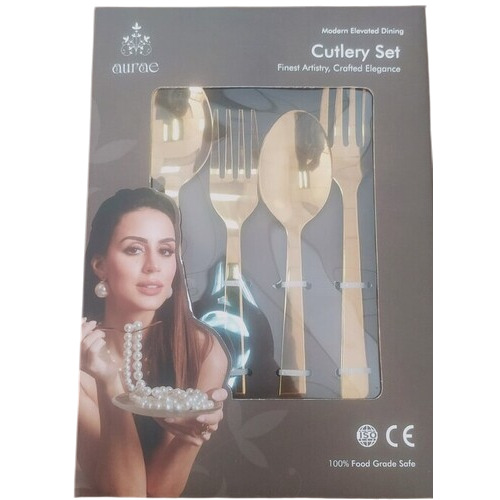 Stainless Steel Cutlery Set Gold