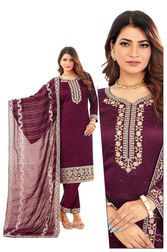 Ladies Georgette Suit Set By Queens