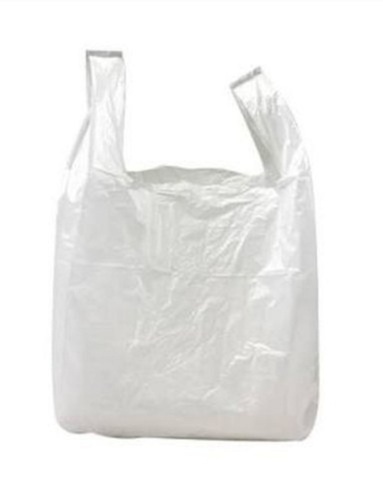 White Plastic Carry Bag - Load Capacity: 1  Kilograms (Kg)