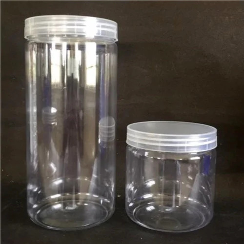 Pet Disposable Glass & Cookies Jar Set - Color: Transparent