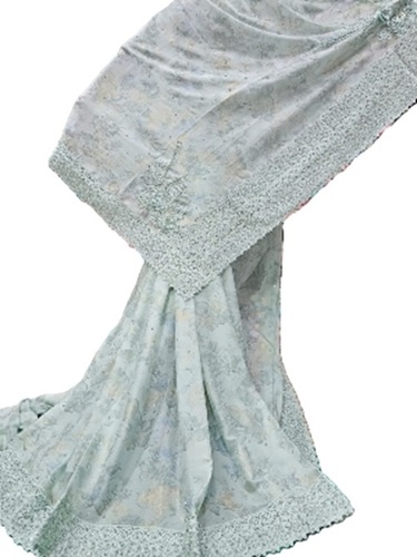 Fancy Work Sarees - Color: Different