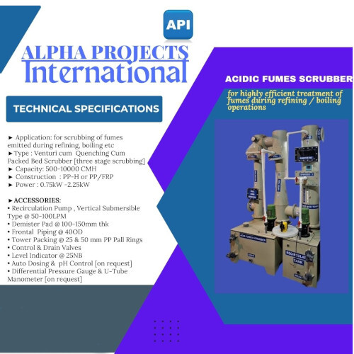 Acid Fume Scrubber - Automation Grade: Automatic