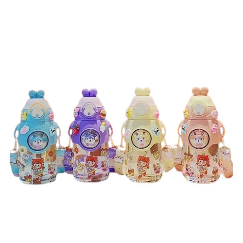 Eco-Friendly 3D Rabbit Cartoon Water Bottle For Kids - Capacity: 700 Ltr/Hr