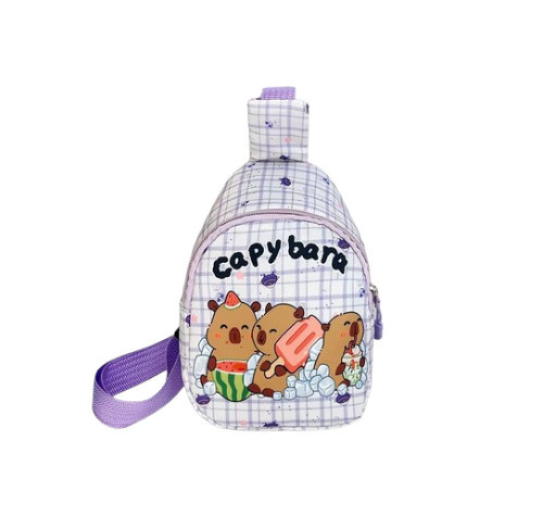 New Capybara Children'S Chest Bag - Color: Pink