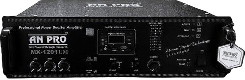 Mx-1201U Dj Amplifier - Color: Black