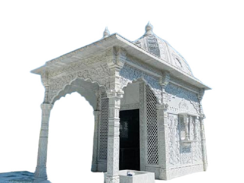 Marble Outdoor Temple - Color: White
