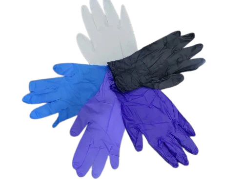 Disposable Examination Gloves - Color: Blue