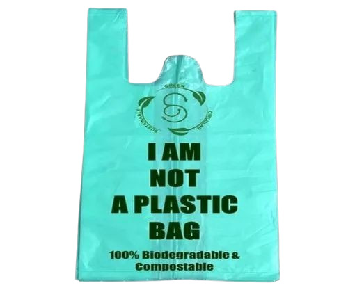 W Cut Compostable Carry Bags - Load Capacity: 3 Kilograms (Kg)