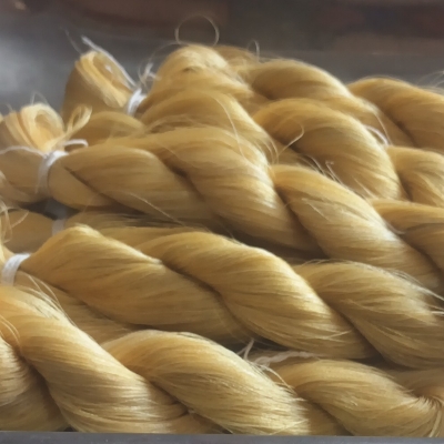 2 प्लाई कच्चा रेशम यार्न