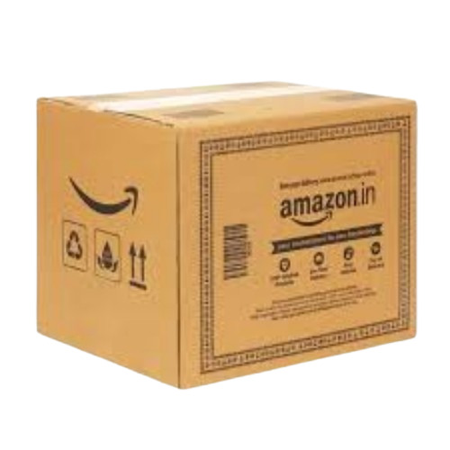 Printed Corrugated Box - Color: Brown