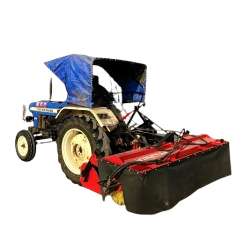 Tractor Road Sweeping Machine - Color: Red