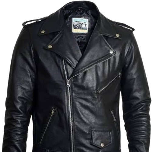 Leather Jackets - Color: Black