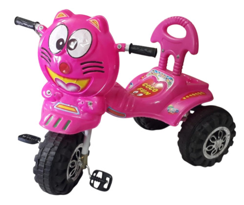 Pink tricycle
