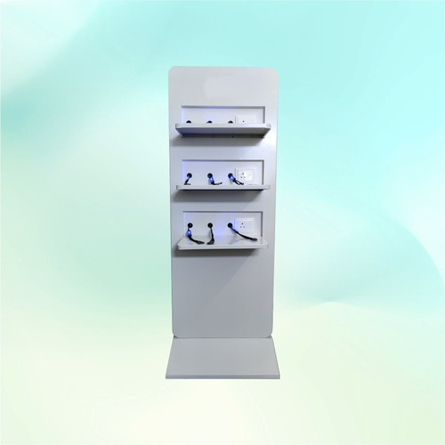 Mobile Charging Kiosk - Color: Silver