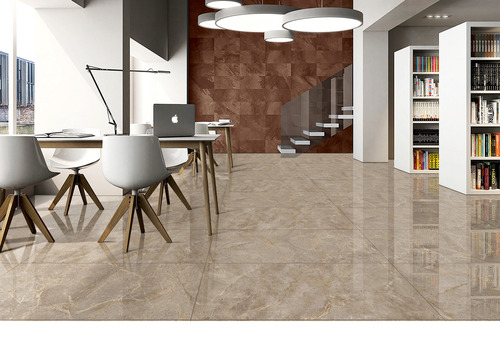 Beige Armania Porcelain Tile - Size: 600X1200 Mm