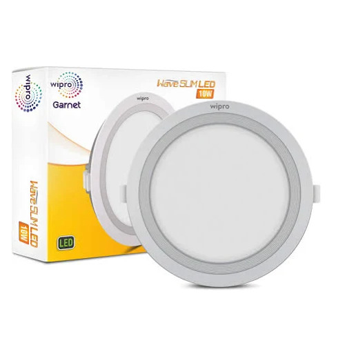 Wipro Garnet 10 W Round Led Wave Ceiling Panel Light - Application: Home