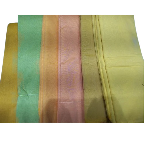 Handloom Chanderi Cotton Fabric - Attributes: Washable