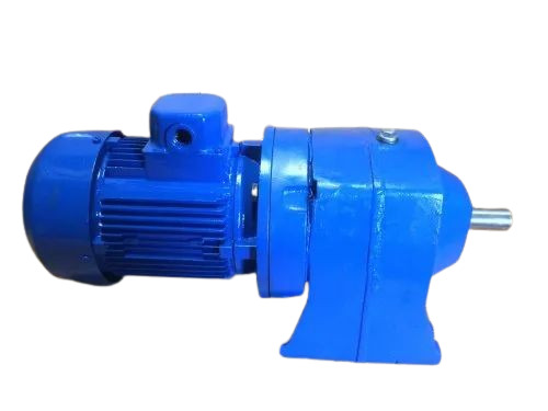Helical Gear Motor  - Color: Blue