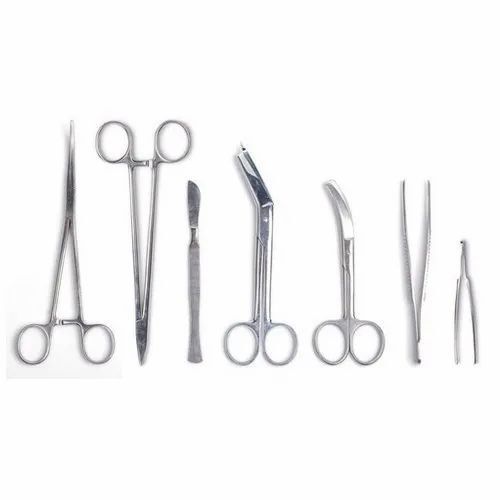 Stainless Steel Surgical Instrument Set - Application: Clinical Purpose