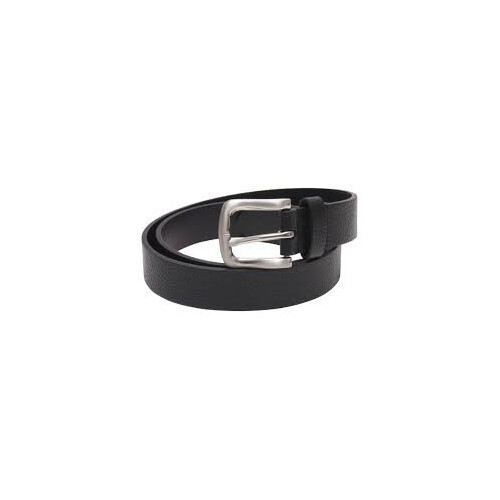 black leather belt