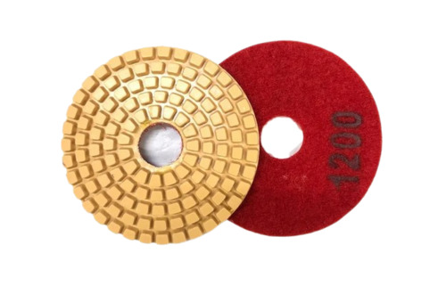 Diamond Floor Polishing Resin Pad - Color: Red & Yellow