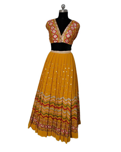 Georgette Multi Sequence Embroidery