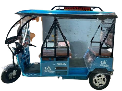Blue Accretion Battery Operated E Rickshaw