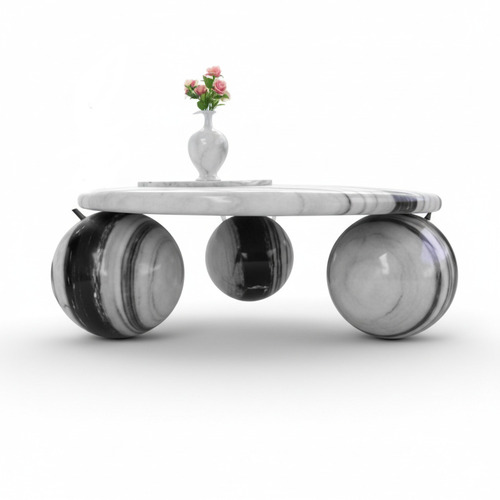 Luxury Round Marble Coffee Table