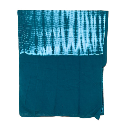 Majestic Green Tie And Dye Mulmul Cotton Dupatta