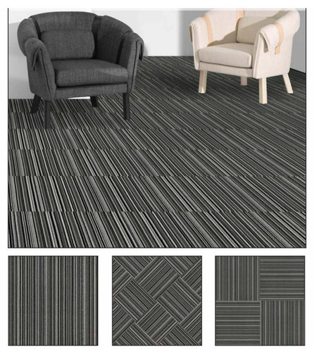 Linear Carpet Tile - Color: Grays