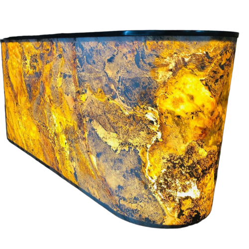 Translucent Flexible Slate Stone Veneers - Size: 122X244 Cms