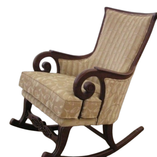 Wooden Rocking Chair - Color: Multicolor