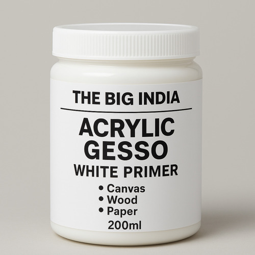 Premium White Gesso a Base Coat for Canvas & Art Projects