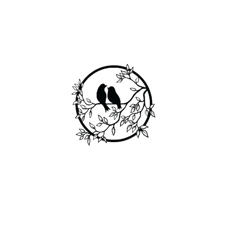 Wall Art - Metal Round Bird Design, Black | Enhances Room Aesthetics, High-Quality Print Finish, Fade-Resistant Colors, Eco-Friendly Materials, Easy to Clean