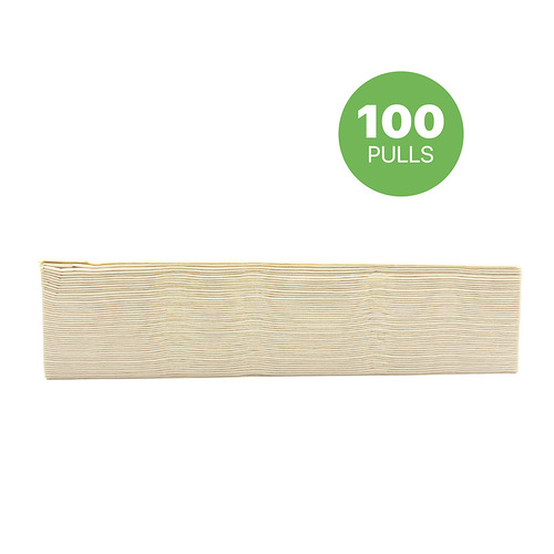 Imeco Bamboo Facial Tissues 2 Ply 100 Pulls Ultra-Soft And Biodegradable Pack Of 3 - Color: Beige