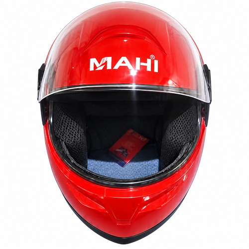 Motorcycle Helmet - Color: Red