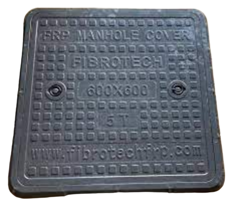 Frp Manhole Cover 600X600 Mm - Shape: Square