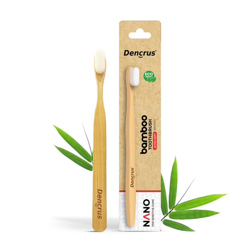 Dencrus Nano Bamboo Toothbrush Pack Of 3 - Color: Beige