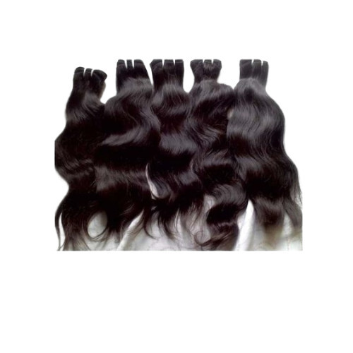 Natural Black and Natural Brown Virgin Human Hair Extensions - 100% Natural Human Hair, 20 Inches Long | Soft, Silky Texture, Easy to Style, Long-Lasting Durability