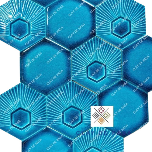 Blue Pottery Tile - Design Type: Moroccan