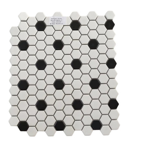 Hexagon Mosaic Tiles - Application: Wall