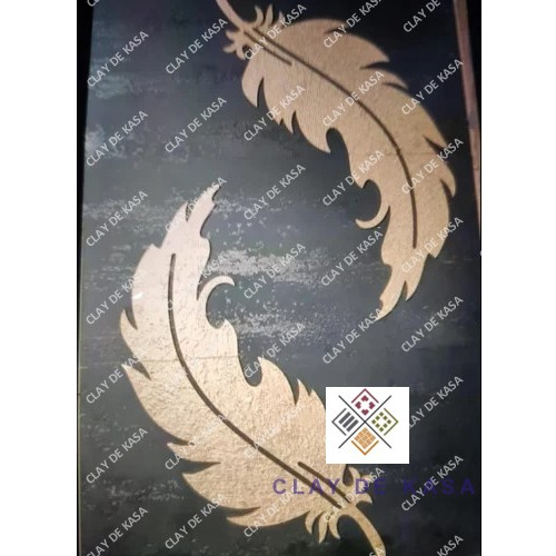 Leaf Design Tile - Size: 12X12 Inch