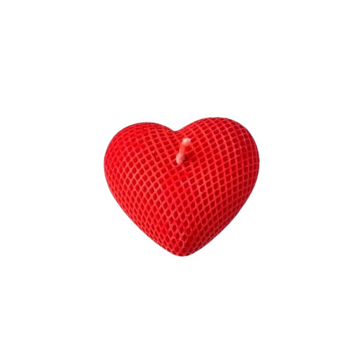 Heart Shape Soy Wax Scented Candle - Burning Time: 25 -30 Hours