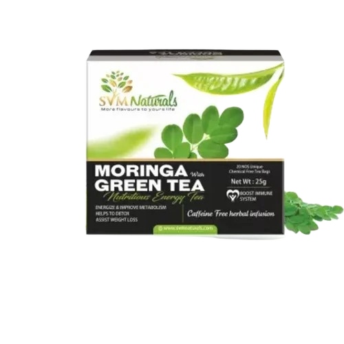 Organic Moringa Green Tea Blend - Shelf Life: 1 Years