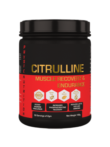 Physic Nutrition Citrulline Muscle Recovery & Endurance 100Gm - Physical Form: Powder